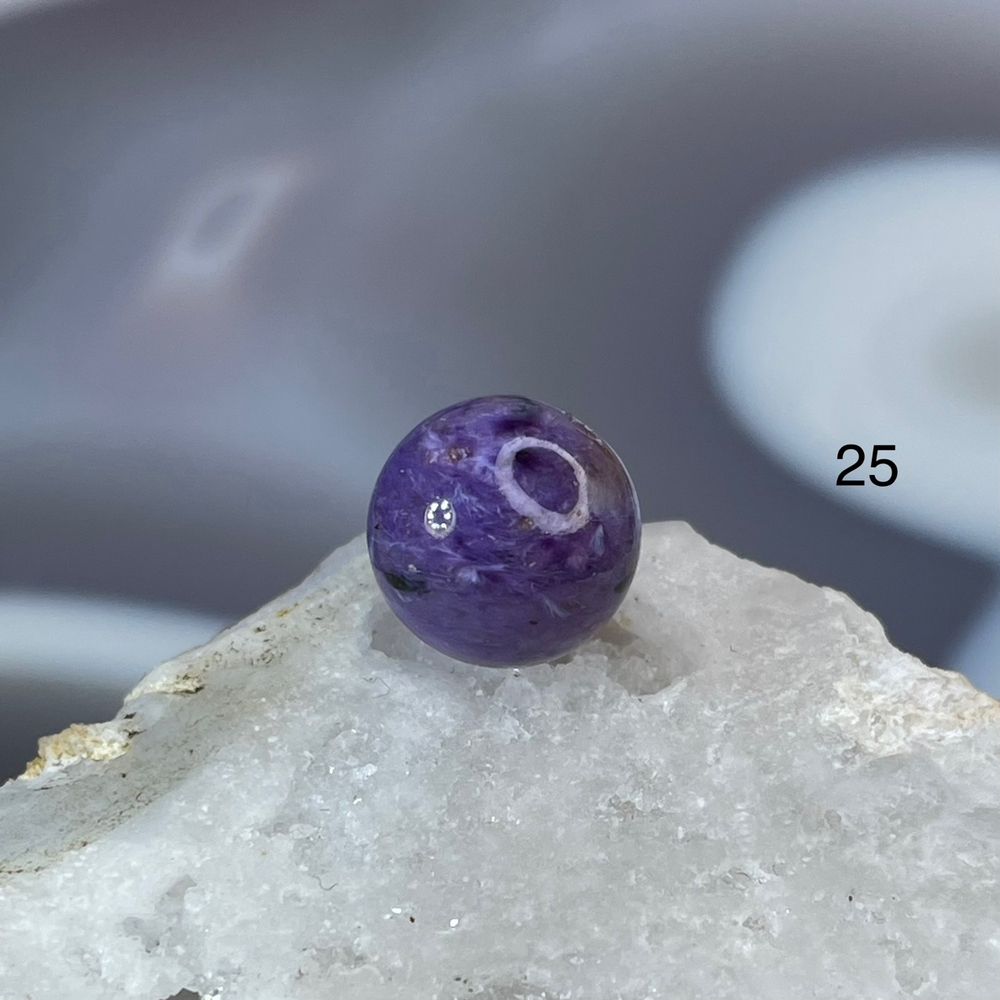 58875 Чароит ААА Бусина 9 мм-47