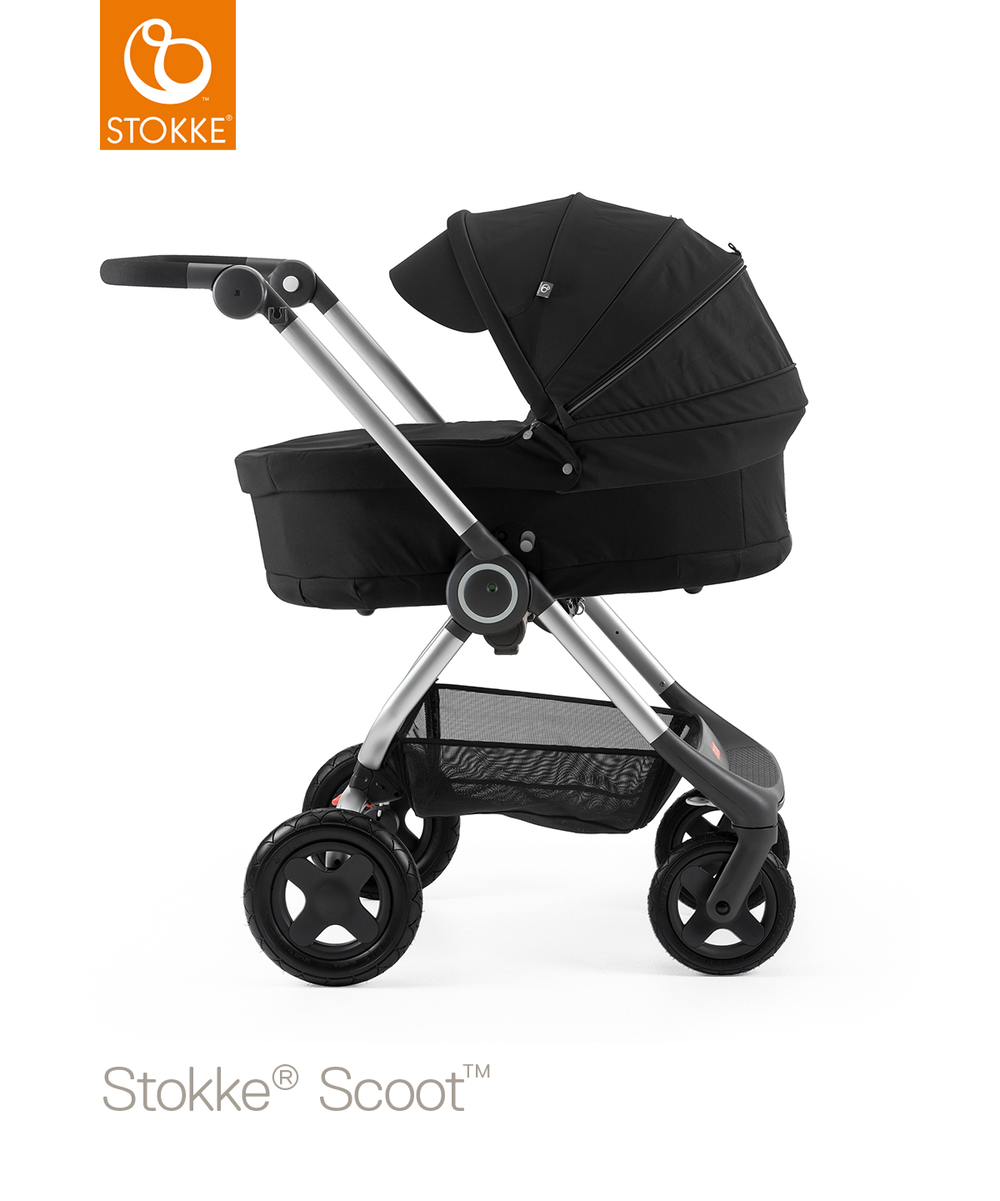 Детская коляска Stokke Scoot Black, черный