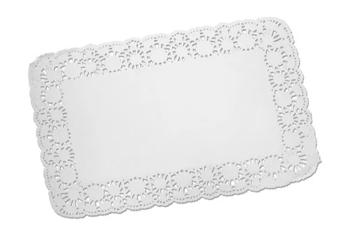 Салфетки Ажурные прямоугольные 18см*30см, 250шт/упак
