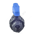 Кран шаровой компрессионный ПЭ 1/2"x1/2" ВР/ВР Ру10 RTP (РосТурПласт) 17357