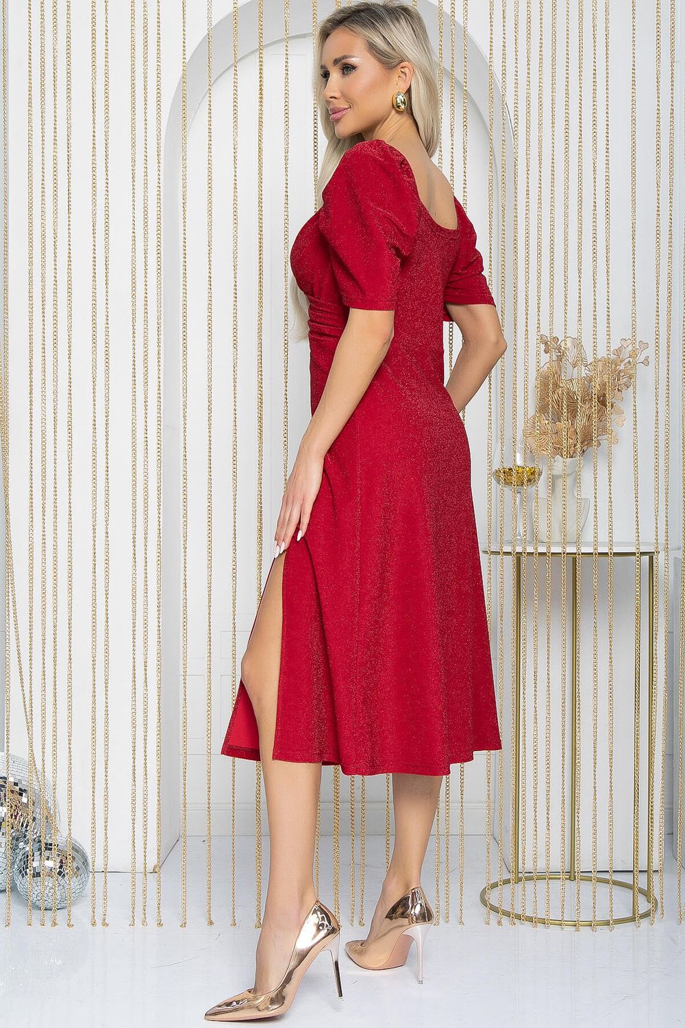 Платье Мистери (красное) П12239-21 LT Collection