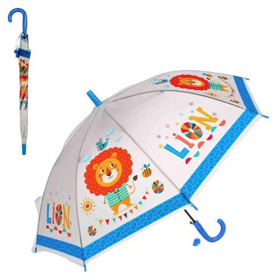 Зонт 66 см Сказочные Животные со свистком, д-84 см, 4 цвета микс (50 диаметр фабрик), с-30164