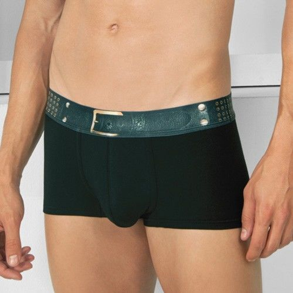Мужские трусы боксеры черные GoldenBay Black Belt