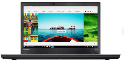 14" Ноутбук Lenovo Thinkpad T470 (1920x1080, Intel Core i5-7300U, RAM 8ГБ,SSD 256ГБ,  Intel HD Graphics 620, Win 10Pro)