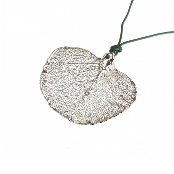 Колье лист Ester Bijoux Money leaf LF93A-S BW