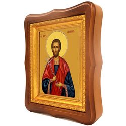 Индис Никомидийский святой мученик. Икона на холсте.