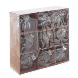 GAEM Набор из 9шт Украшение новогоднее "Шар", D8см, L24,6 W8 H24,6см