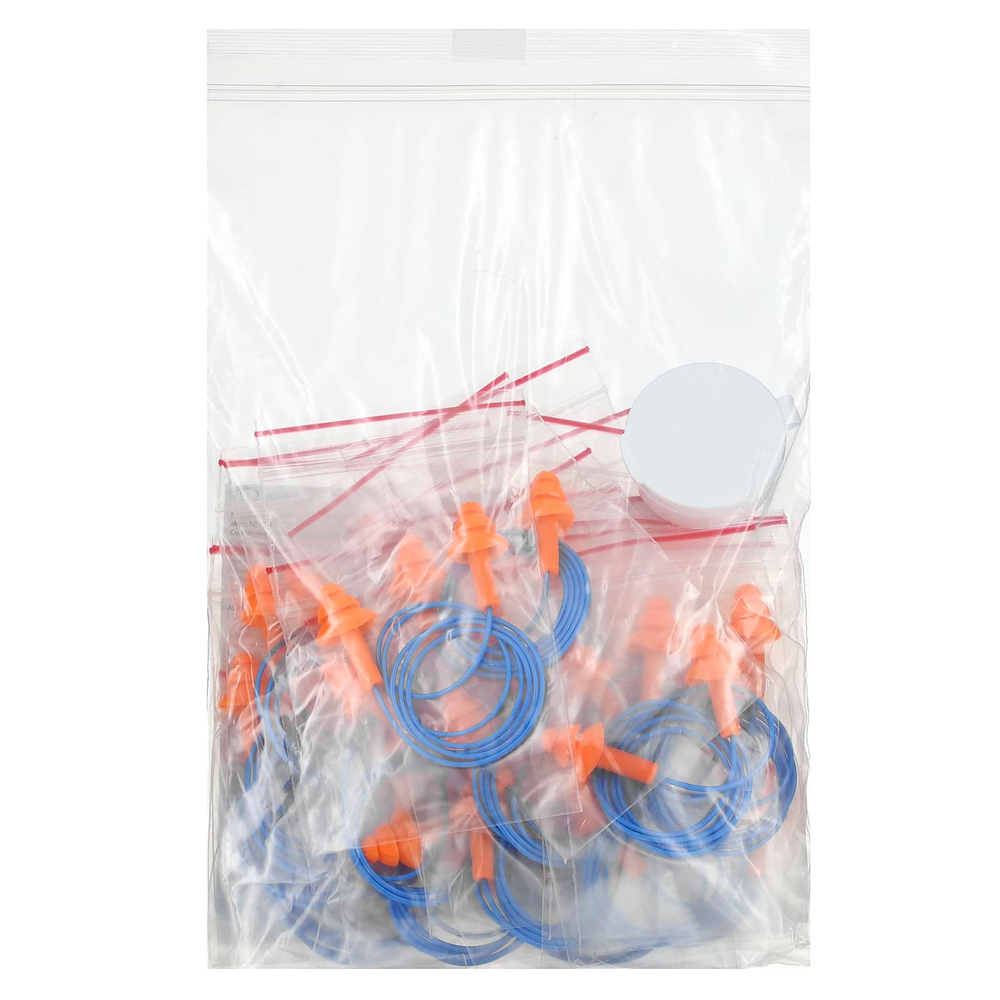 Flents, многоразовые беруши со проводом, 25 пар