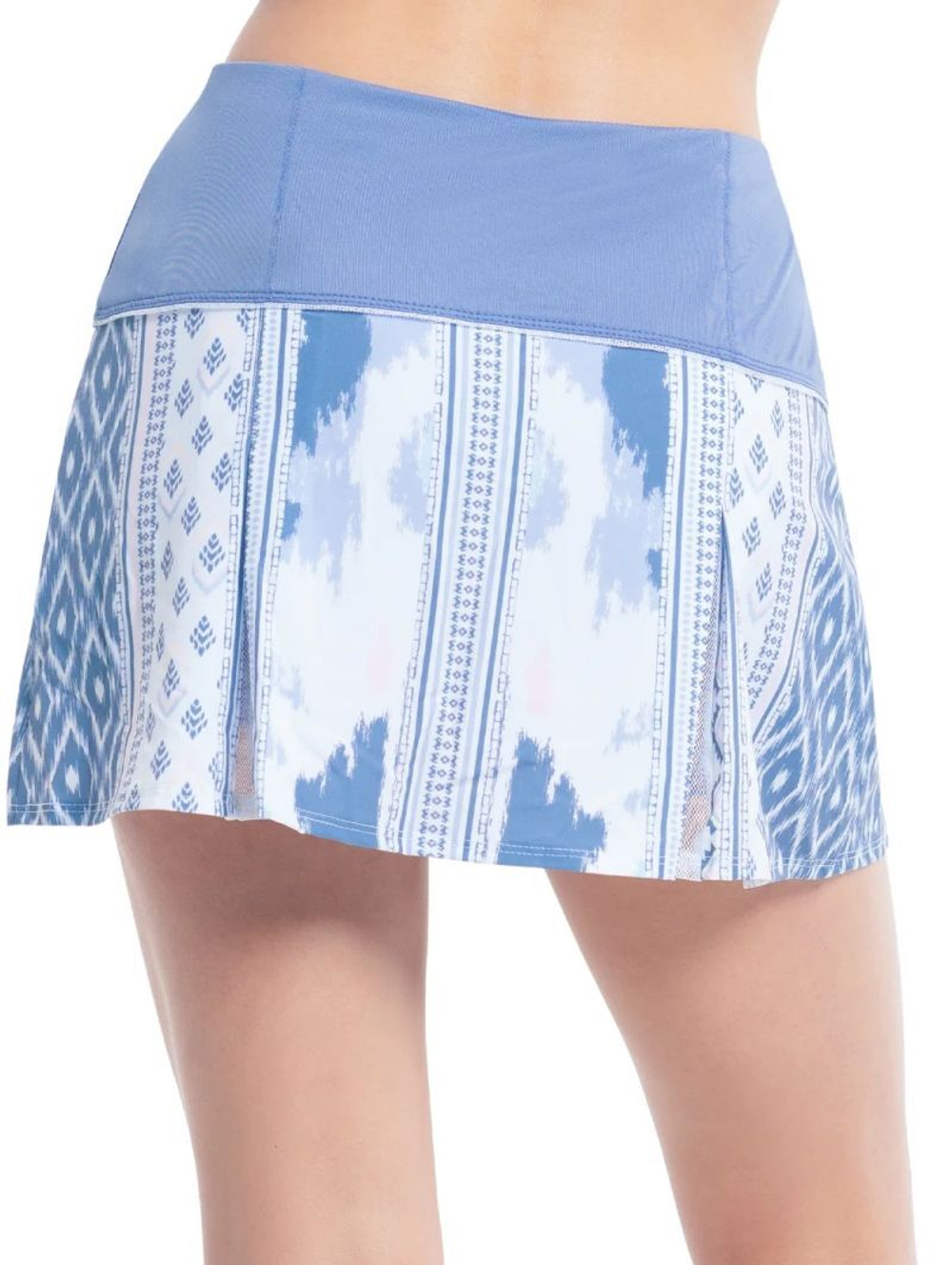 Теннисная юбка Lucky in Love All About Ikat Long Fancy Ikat Skirt - shadow