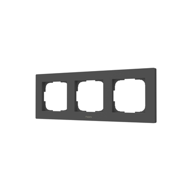 Рамка для выключателя тройная Aqara Switch Frame H2 EU (3-gang) Gray