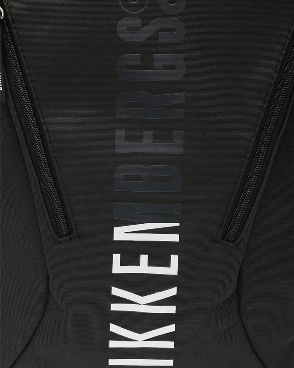 Рюкзак BIKKEMBERGS Черный/Термопринт: бело-черный логотип Мальчик