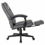 Кресло офисное CH-868MSG-BF, синхромеханизм, вибромодуль, подставка для ног, ткань, серое, 1998751