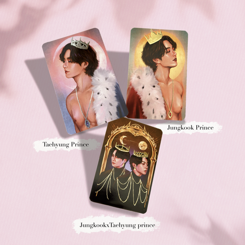 Арт карта / Akedavr / BTS / Чонгук & Тэхён #5 (двухсторонняя)