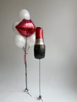 Сет шаров «Красная помада»