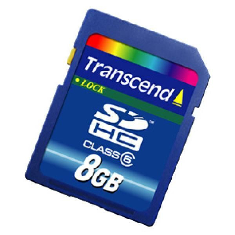 Карта памяти Transcend SDHC 8 Gb CL6
