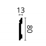 ПЛИНТУС напольный FL1 (80*13*2000мм) NOEL&MARQUET