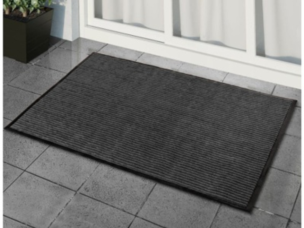 Коврик влаговпитывающий ребристый Стандарт серый (1,2*1,80м)