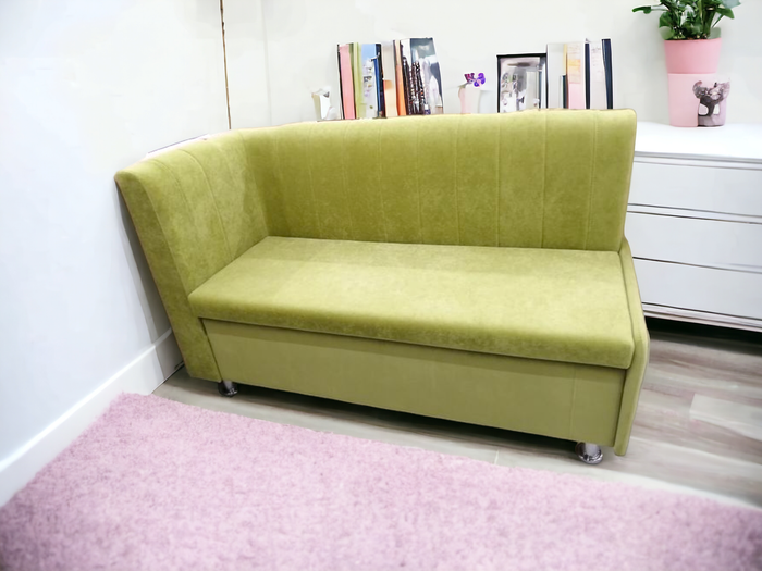 Купить недорого кухонный прямой диван с ящиком в СПб от производителя