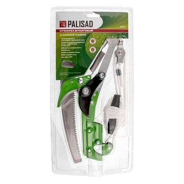 Сучкорез штанговый с пилой, прямой рез, стальная тулейка 25 мм Palisad 60593