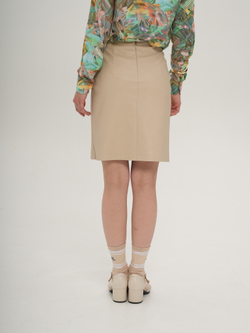 Юбка женская | Юб-1046 экокожа