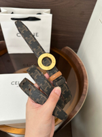 TAURILLON Кожаный двусторонний ремень с логотипом