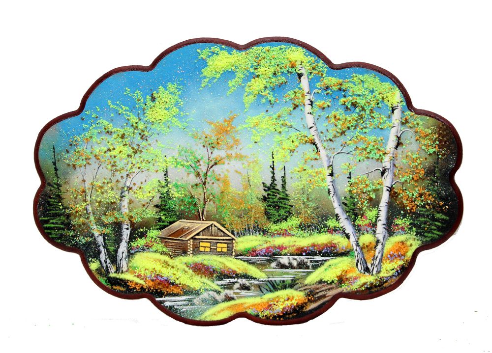 Облачко№6 Осенний пейзаж с домиком артикул 11698