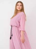 Платье на резинке с поясом