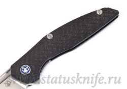 Нож Широгоров 111 М390 долы карбоновая рукоятьфотография - 5