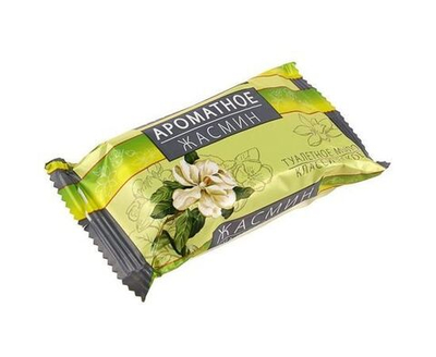 Твердое мыло туалетное жасмин, 1шт. 100г / для бани и душа