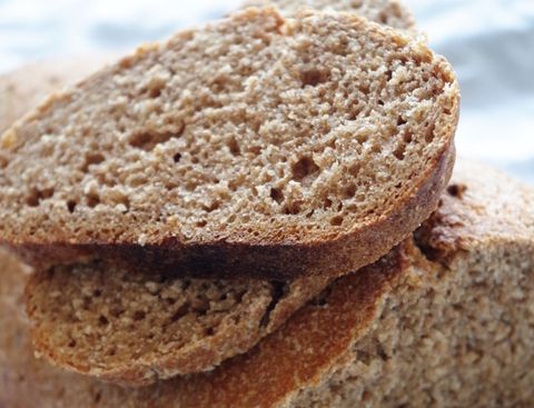 Цельнозерновой хлеб без замеса на закваске