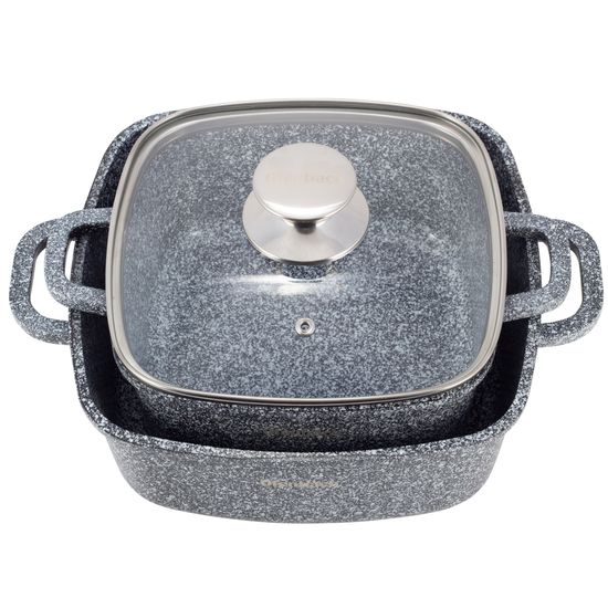 Набор квадратных кастрюль 5 предметов Ofenbach NB 100508 кастрюли 2,3 л; 4,4 л; прихватки 2 шт.