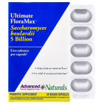 Advanced Naturals, Ultimate FloraMax™, сахаромицеты Буларди, 5 млрд, 30 веганских капсул