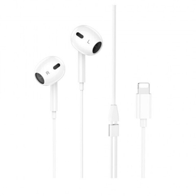 Наушники HOCO M111 Max Lightning (белые) 013277