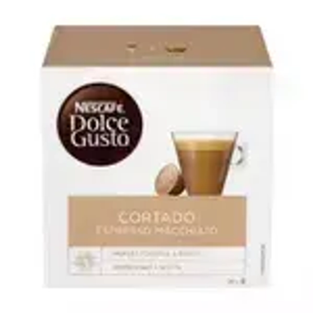 Кофе капсульный Nescafe Dolce Cortado Espresso Macchiato, для системы Dolce Gusto, 16 шт