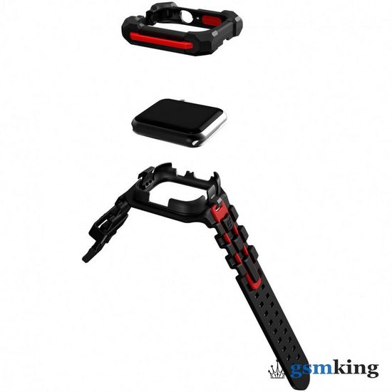 Element Case Special Ops Band for Apple Watch 7 45mm Black/Red (Черный/красный)