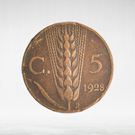 Italy 5 Centesimi 1928 R "Victor Emmanuel III", VF