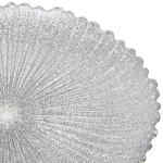 Тарелка 26см «Нимфа» серебро