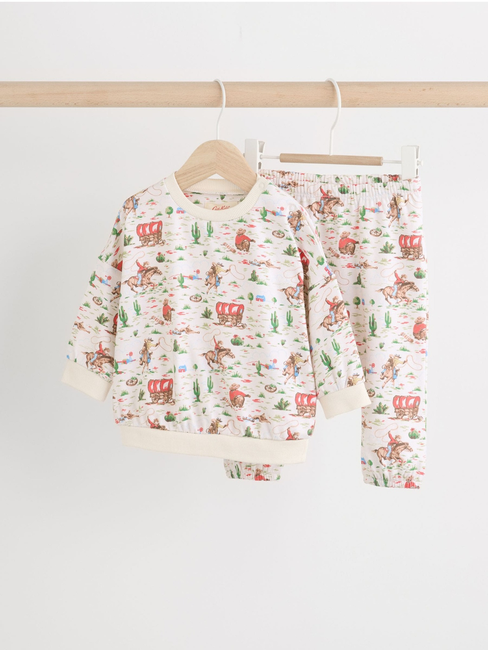 Свитшот и легинсы в комплекте для малышей Next B07-350, Кремовый