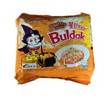 Лапша Samyang Quattro Cheese Острая курица 4 сыра 145 г 5 шт
