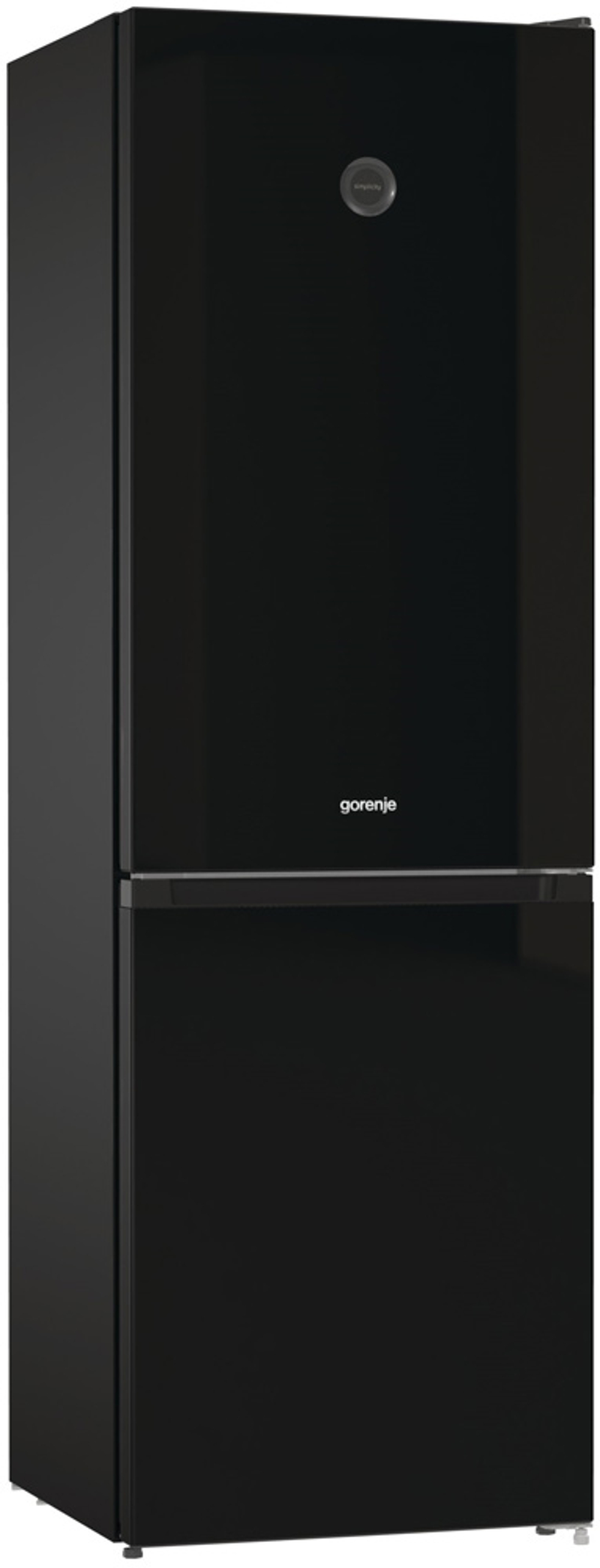 Отдельностоящий двухкамерный холодильник Gorenje RK6191SYBK