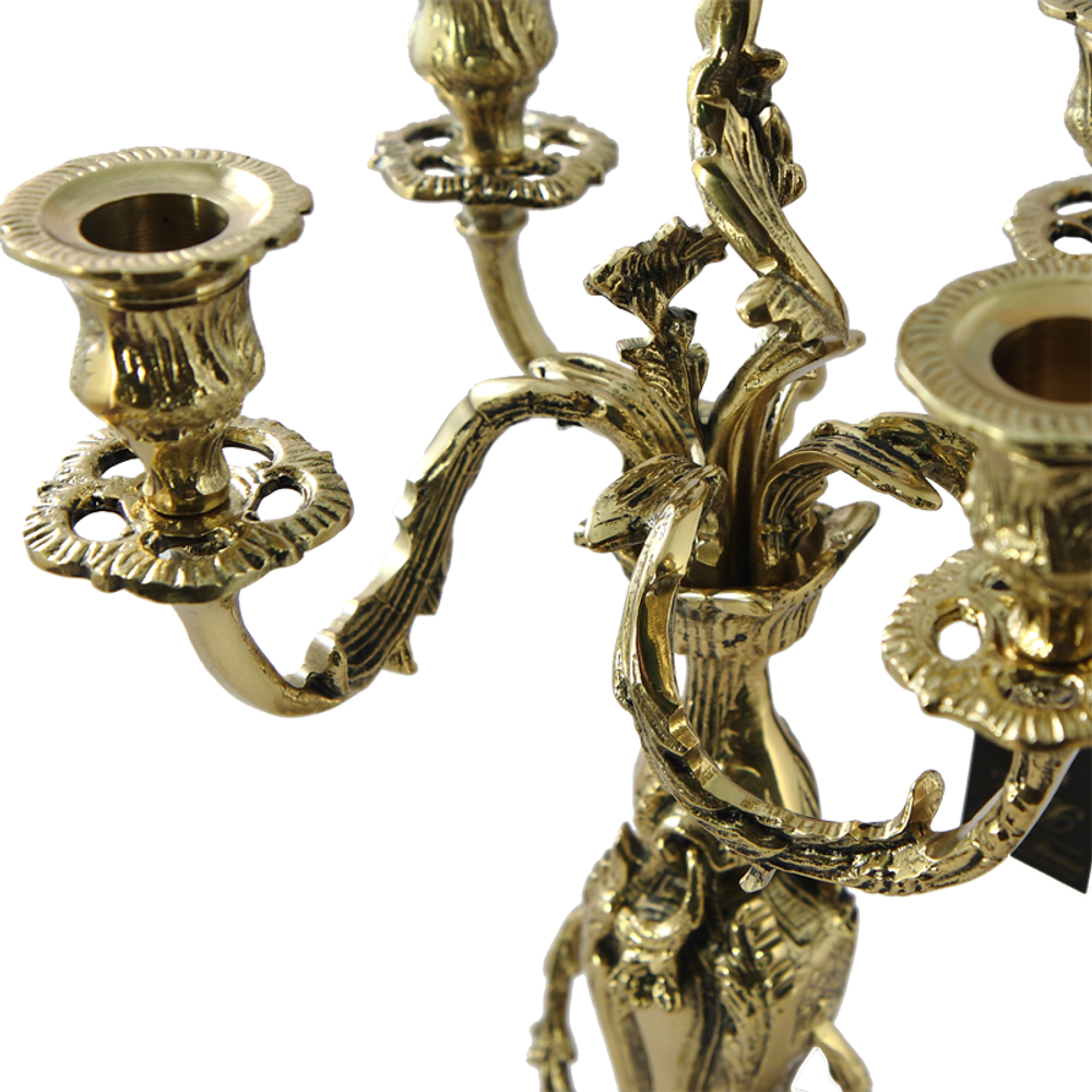 Bello De Bronze Каминные часы с канделябрами "Венера"