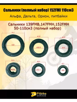 Набор сальников (полный) для 139FMB,147FMH,152FMH 50-110см3