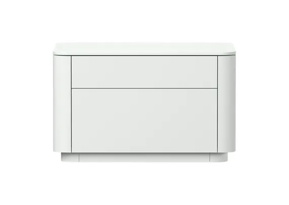 Тумба прикроватная Tammi 2 ящика ширина 60 см (белый)
