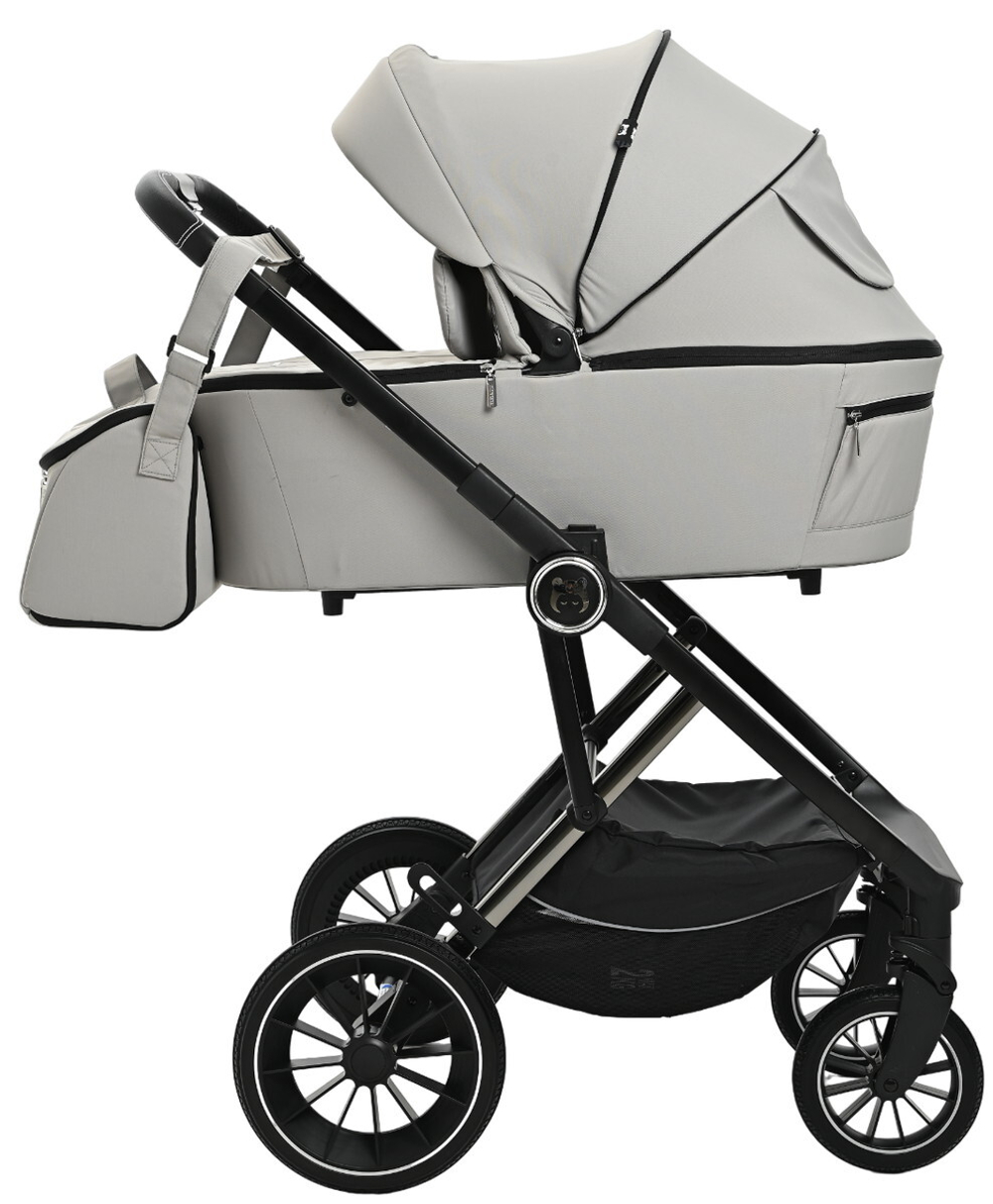 Детская коляска 2 в 1 Ining Baby KR350 light grey