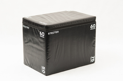 Безопасная тумба для прыжков 75-60-50 (плиобокс)