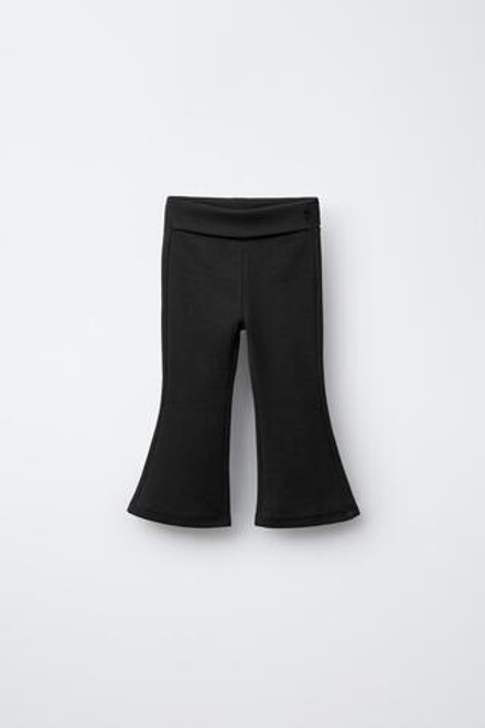 ZARA ЛЕГИНСЫ FLARE, ЧЕРНЫЙ