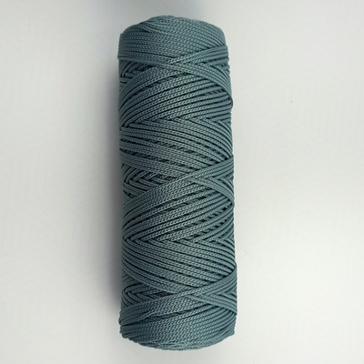 Полиэфирный шнур круглый 1 мм Серая ель