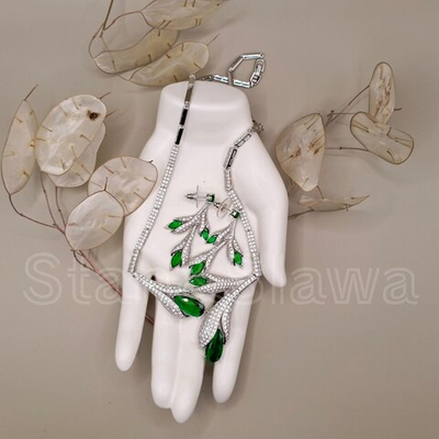 Свадебное ювелирное украшение " Лепестки"