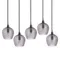 Светильник подвесной каскадный Aurora, 110х18 см, серый