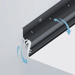 Профиль STRETCH-SHADOW-TECH-VENT-2000 BLACK (A2-DELTA) (Arlight, Алюминий) 041160